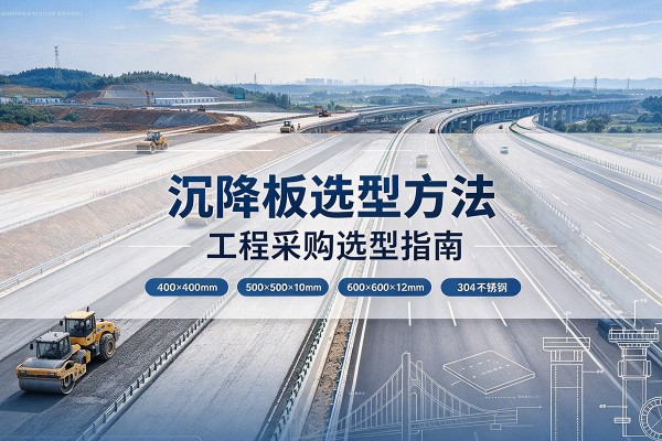 环江沉降板选择方法