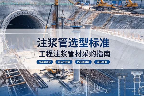 环江注浆管选型标准