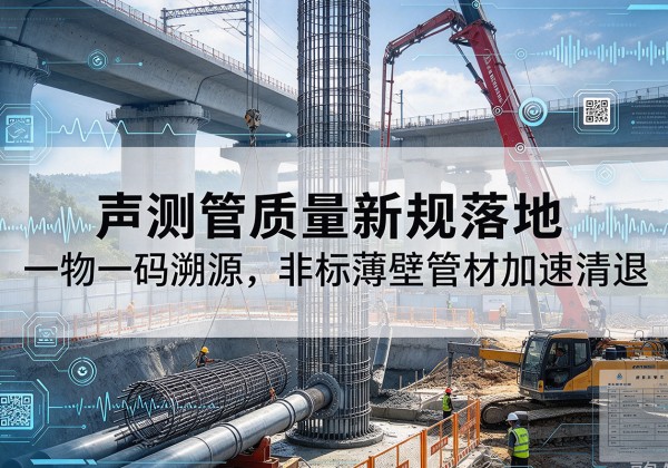 环江声测管质量新规落地，一物一码溯源，非标薄壁管材加速清退