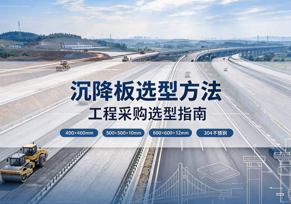 环江沉降板选择方法