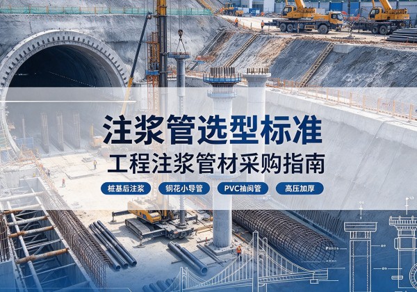 环江注浆管选型标准